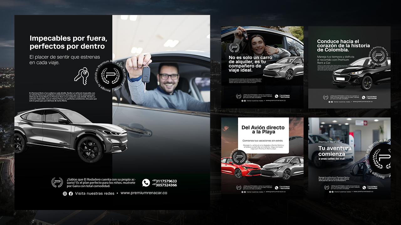 Diseño de Contenidos - Premium Rent a Car